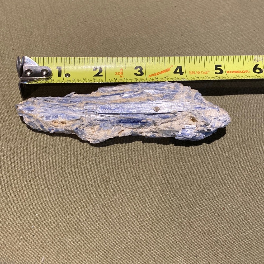 Blue kyanite 5” x 1 1/2”